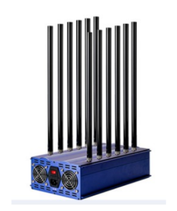 Brouilleur 12 antennes Portable Téléphone portable /5G/Wi-Fi Brouilleur fonctionnel Portée d'environ 30 mètres G12A