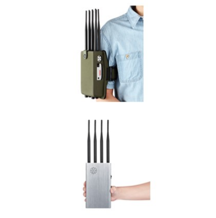 Brouilleur 8 Antennes Plus Portable Téléphone Mobile Brouilleur de Signal Bloque les réseaux 2G, 3G et 4G GPSL1 Wi-Fi Avec dissipateur thermique plus grand et batterie 880 A