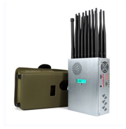 Brouilleur de signal 24 antennes portable Blocage Téléphone mobile 2G, 3G, 4G 5G, GPS 2,4 GHz Wi-Fi 5,2 GHz Wi-Fi 5,8 GHz Wi-Fi Signaux RF 2400 A