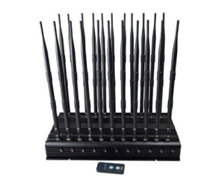 Brouilleur en Première mondiale : 22 antennes tout-en-un pour téléphone mobile 5G compatible avec toutes les fréquences brouilleur de signal avec télécommande 2200